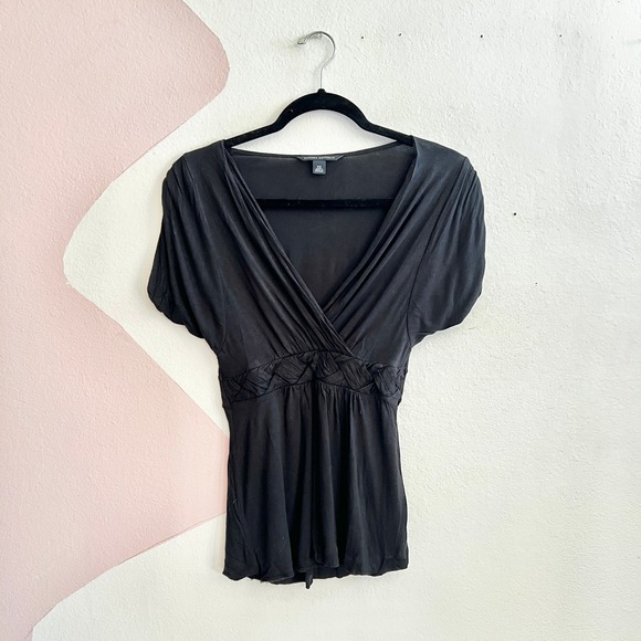 Banana Republic Tops - Banana Republic Black Babydoll Top‎ Goth Whimsigoth Grunge Indie Sleaze XS